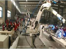 转向支撑机器人焊接生产线